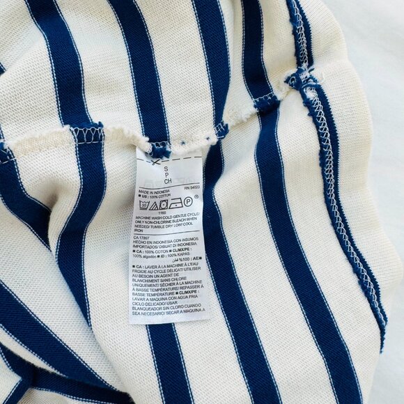 NEW Old Navy Heavy Knit Shift Dress | Color Stripe White/Blue | Size S Small - Picture 4 of 4